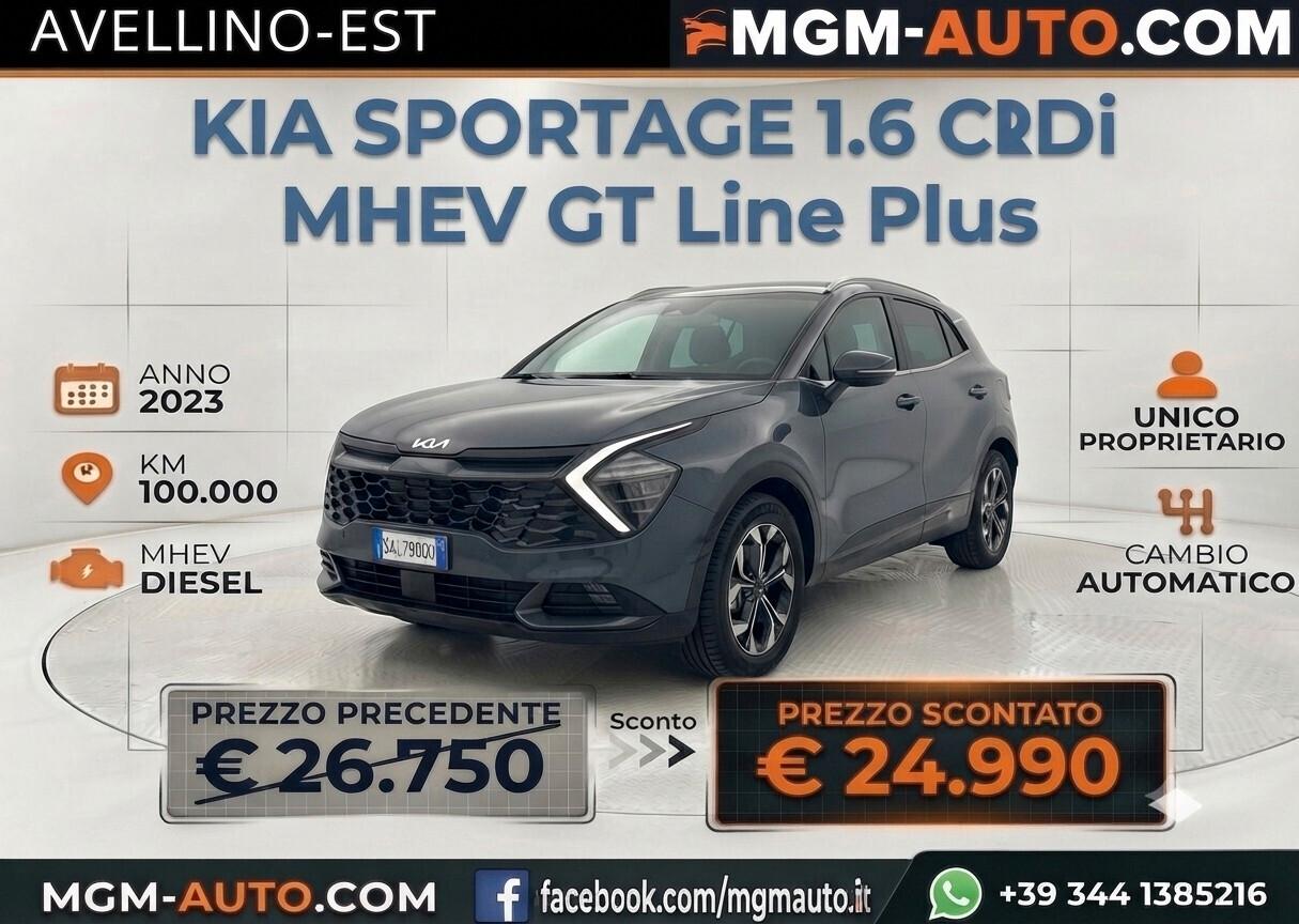 Kia Sportage 1.6 CRDi MHEV DCT GT-line Plus