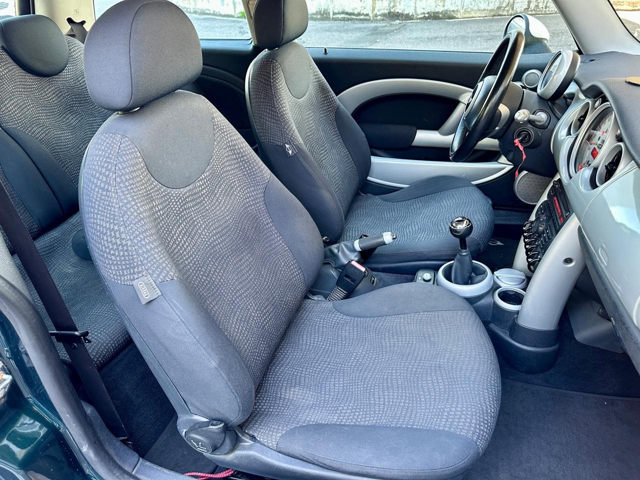 Mini 1.6 16V Cooper Unico Proprietario Neopatentati