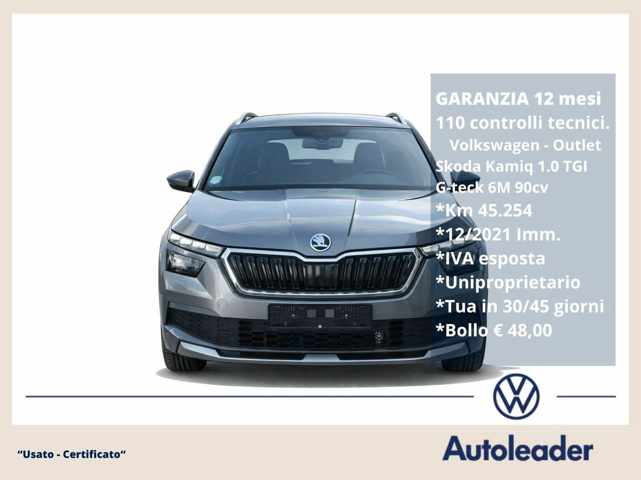 Skoda Kamiq 1.0 G-Tec Style