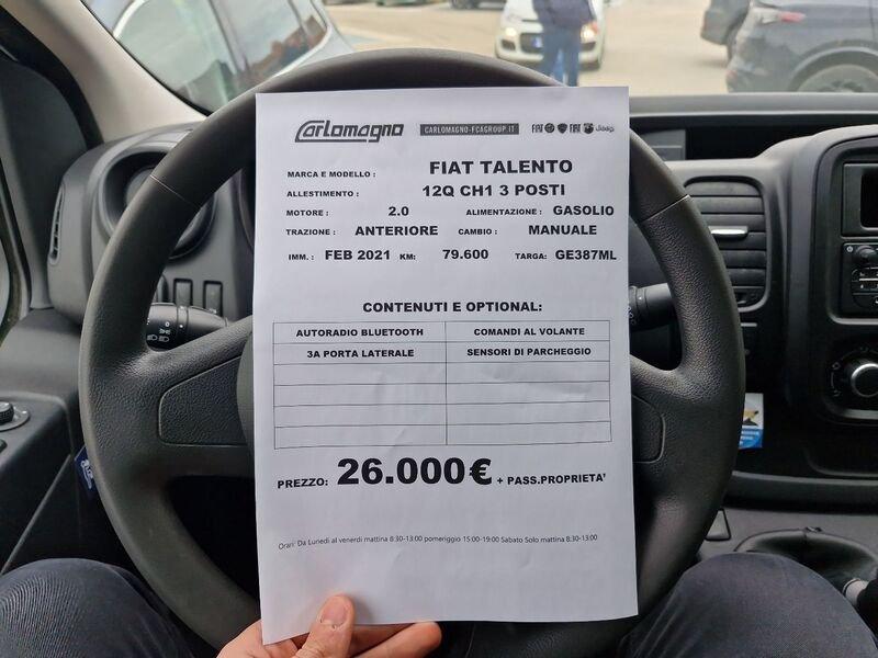 FIAT Talento 2020 2.0 ecojet CH1 12Q 120cv S&S E6d-temp