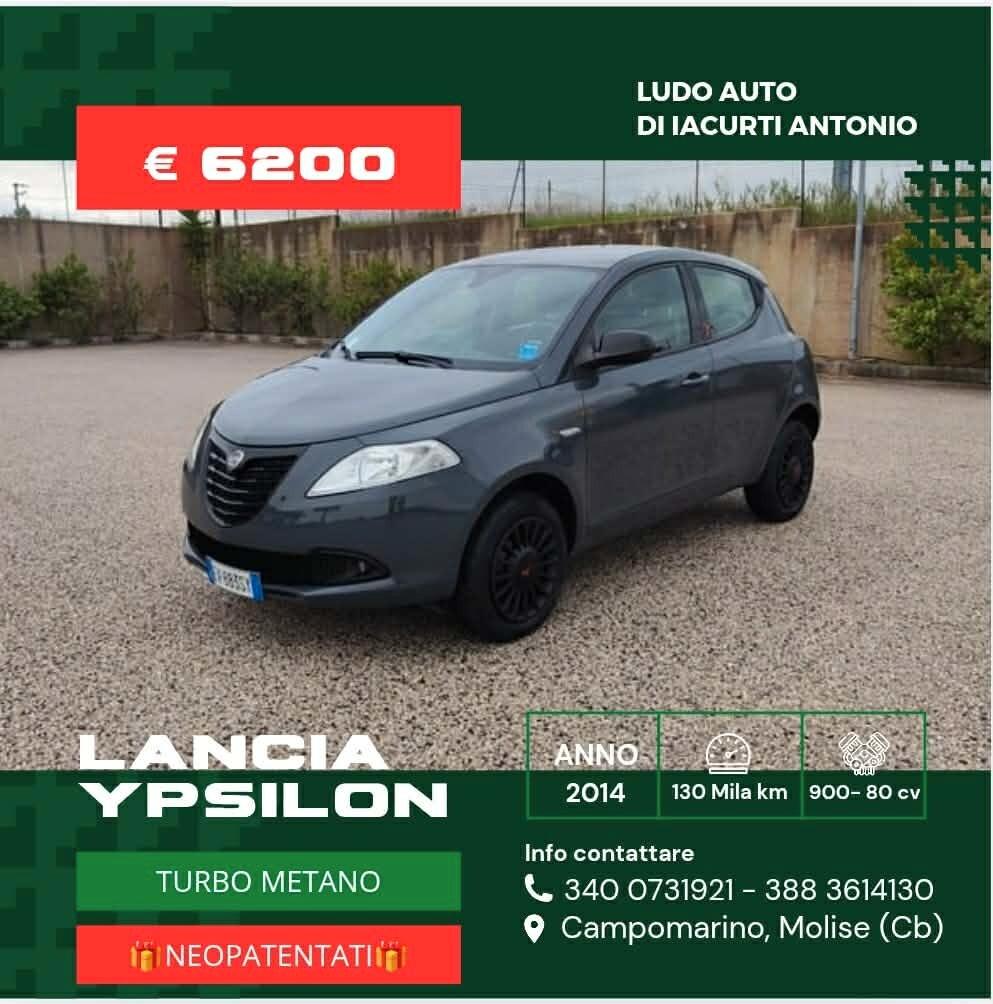 Lancia Ypsilon 0.9 TwinAir 85 CV 5 porte Metano Ecochic Gold