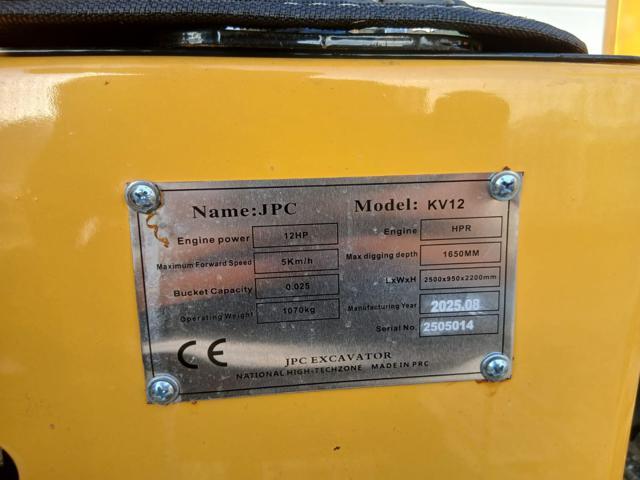 JCB Miniescavatore JPC KV12 1000 KG HT12 Nuovo