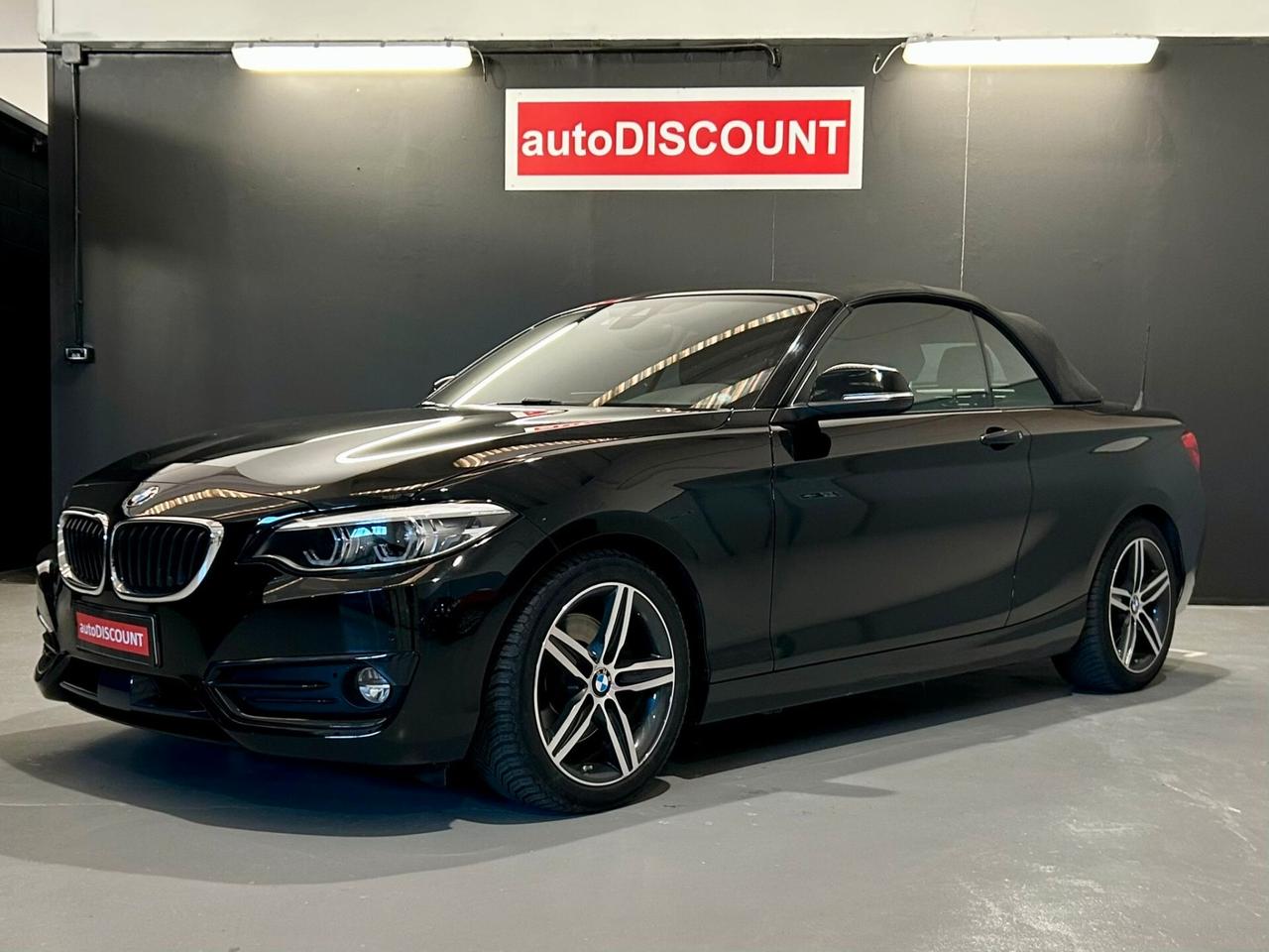 Bmw 220 220d Cabrio Sport *PREZZO PROMO*