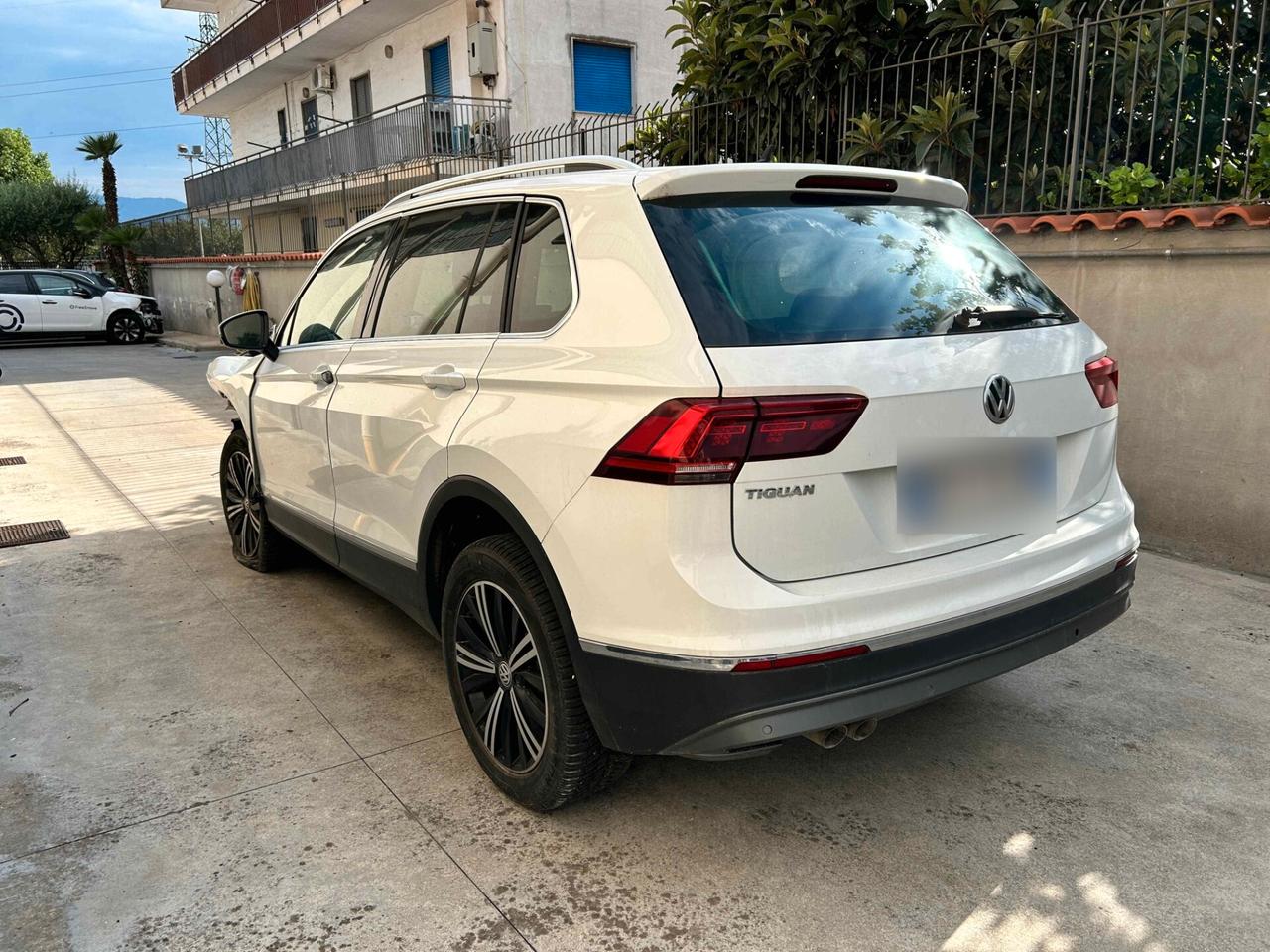 VW Tiguan 2.0 TDI 150CV DSG - 2017 Incidentata