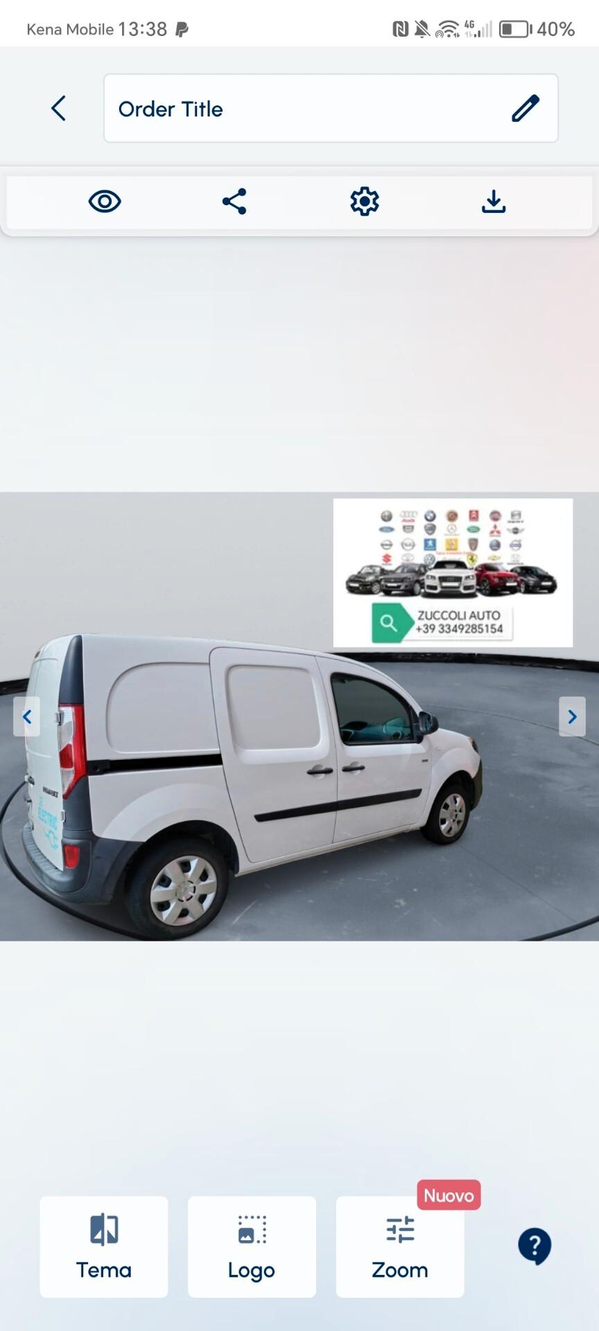 Renault Kangoo Z.E. Ice Flex 4p. Furgone