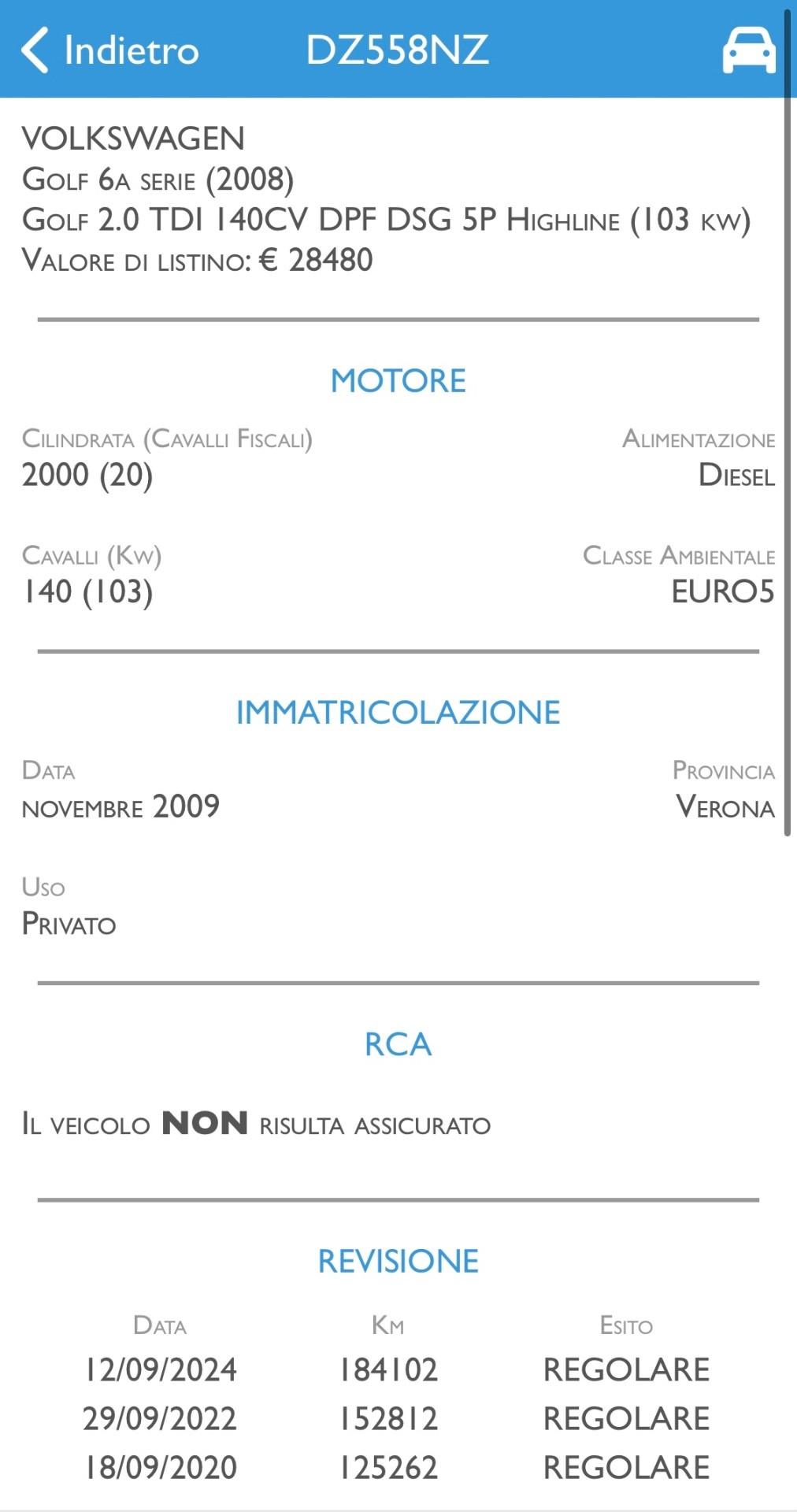 VOLKSWAGEN GOLF CAMBIO AUTOMATICO DSG