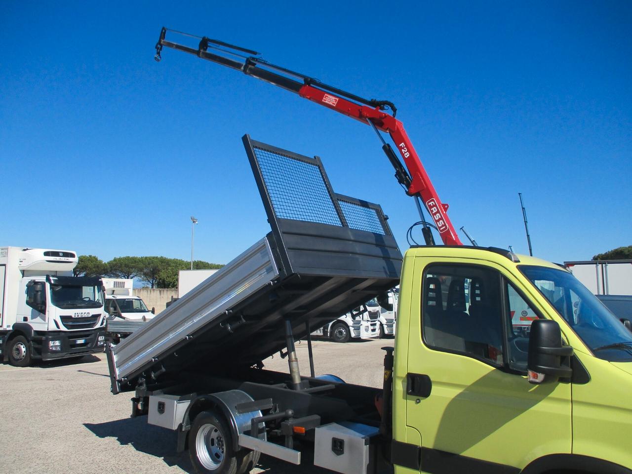 Iveco Daily 50C15 K 3000 150CV E4 GRU FASSI F28/3S+RIBALTABILE