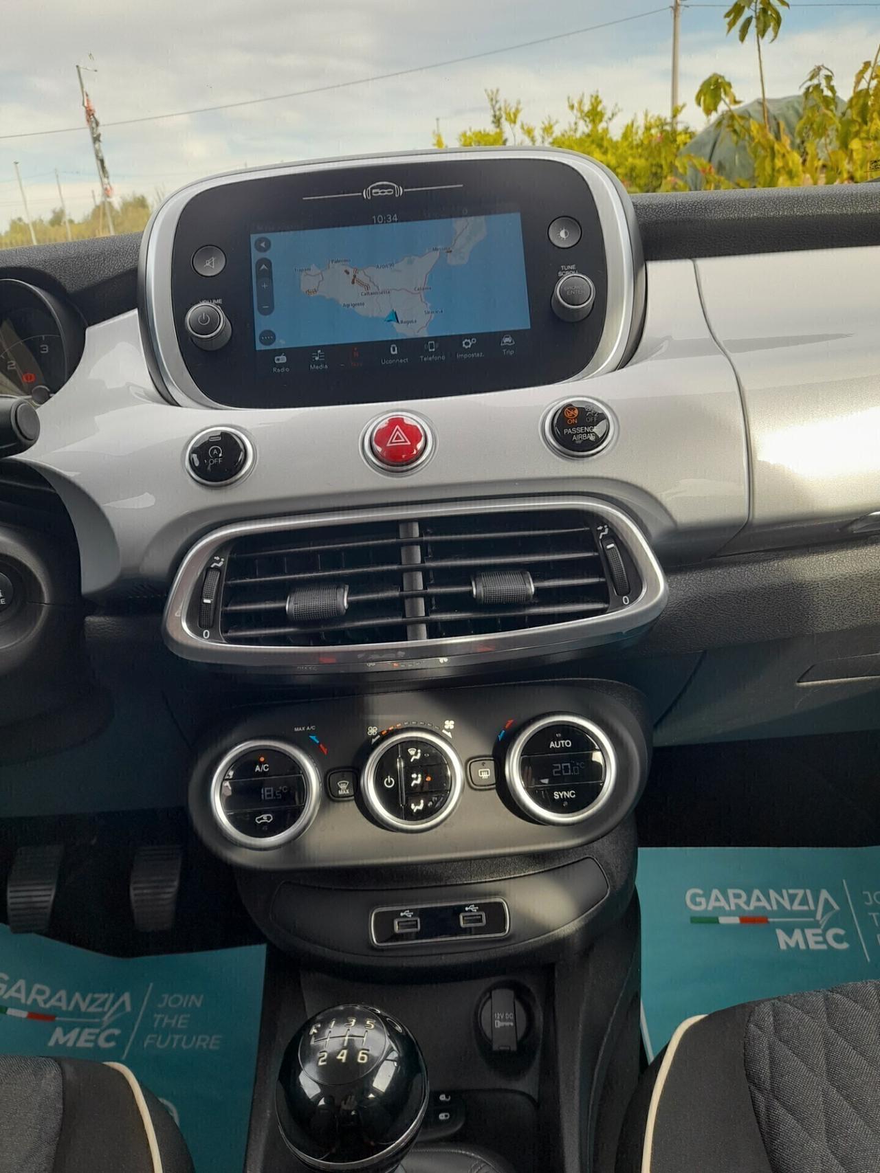 Fiat 500X 1.6 MultiJet 120 CV Cross anno 2020