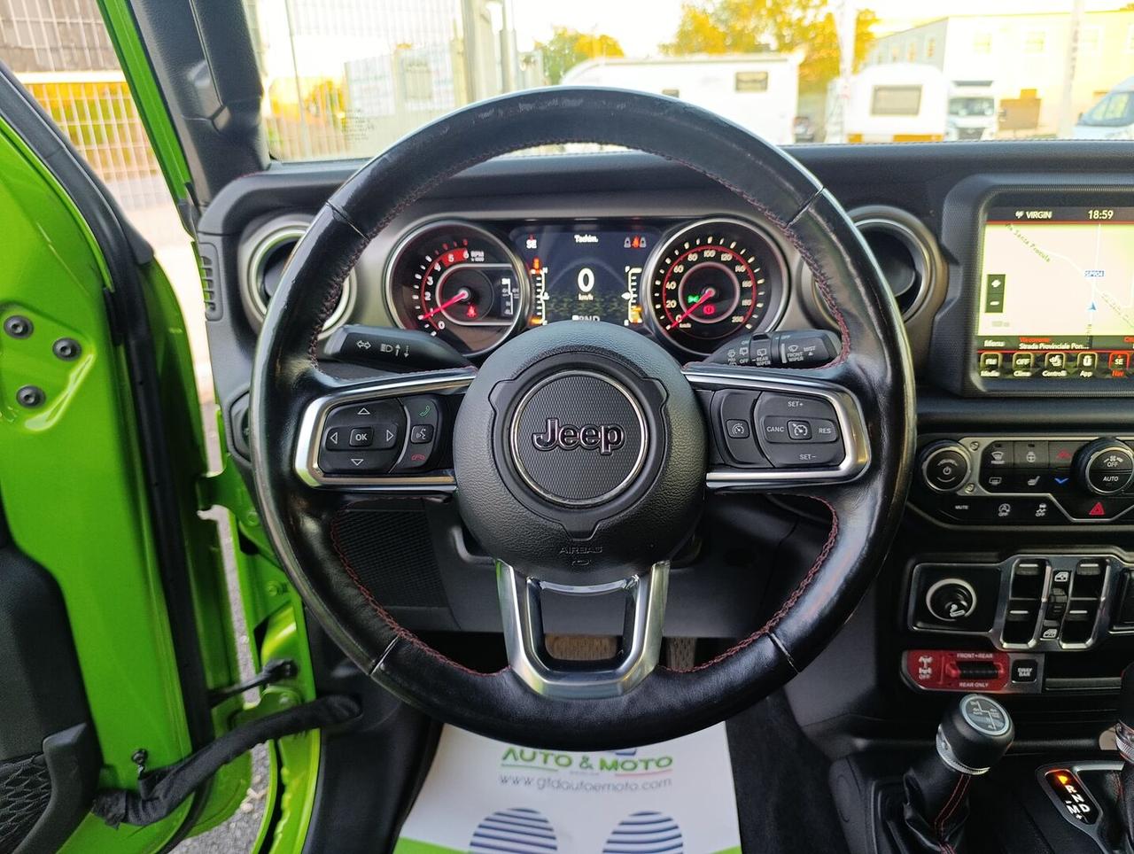 Jeep Wrangler Unlimited 2.2 mjt II Rubicon - Gancio Traino PREZZO REALE