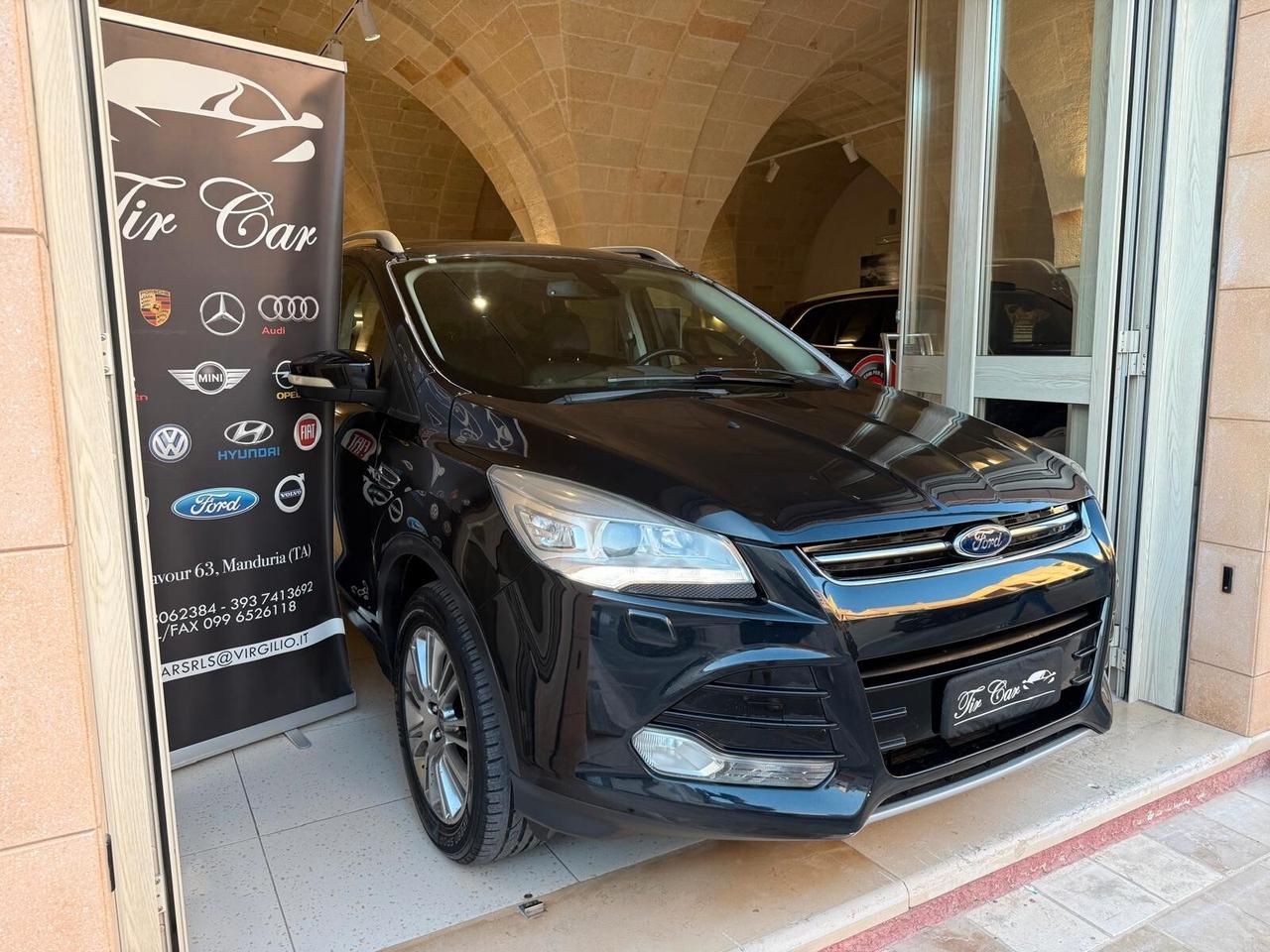 FORD KUGA TITANIUM 2.0 POWERSHIFT 140CV PELLE NAVI CAM ANNO 2014
