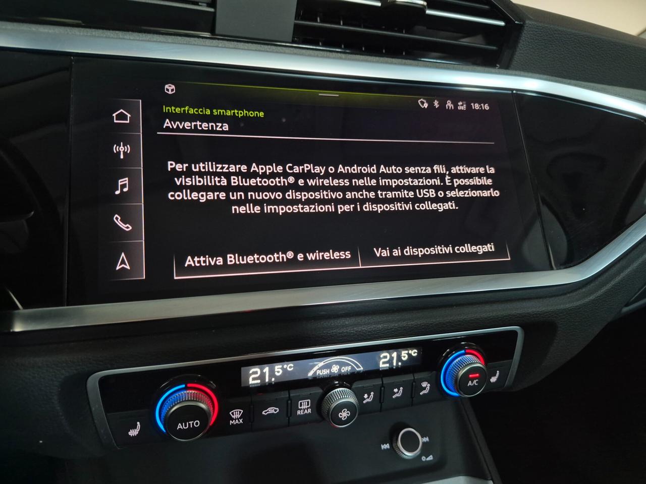 Audi Q3 35 2.0 TDI S-TRONIC *KM CERTIFICATI E TAGLIANDATI AUDI* LED APPLE CAR PLAY/ANDROID AUTO SEDILI SPORTIVI RISCALDABILI