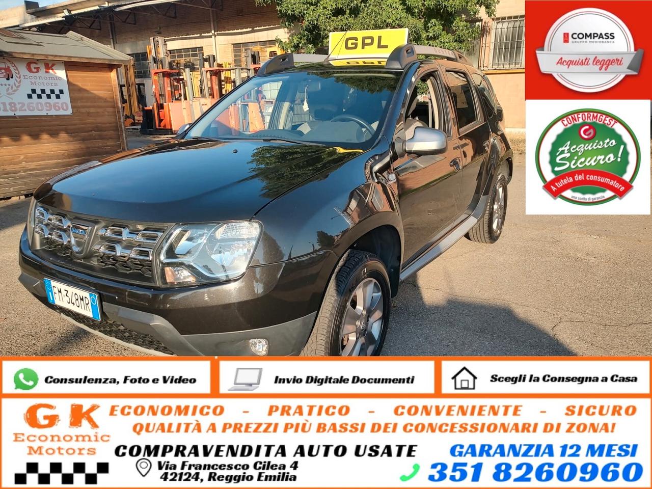 Dacia Duster 1.6 115 CV S&S 4x2 GPL Serie Speciale Brave2, OK NEOPATENTATI, GARANZIA L.12 MESI