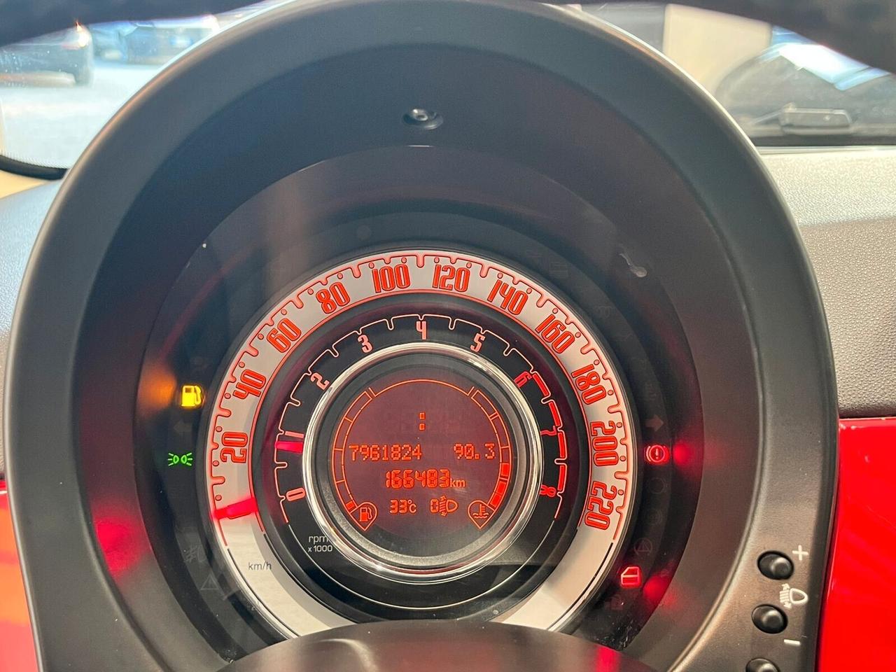 FIAT 500 1.2 69CV LOUNGE CON TETTO PANORAMICO