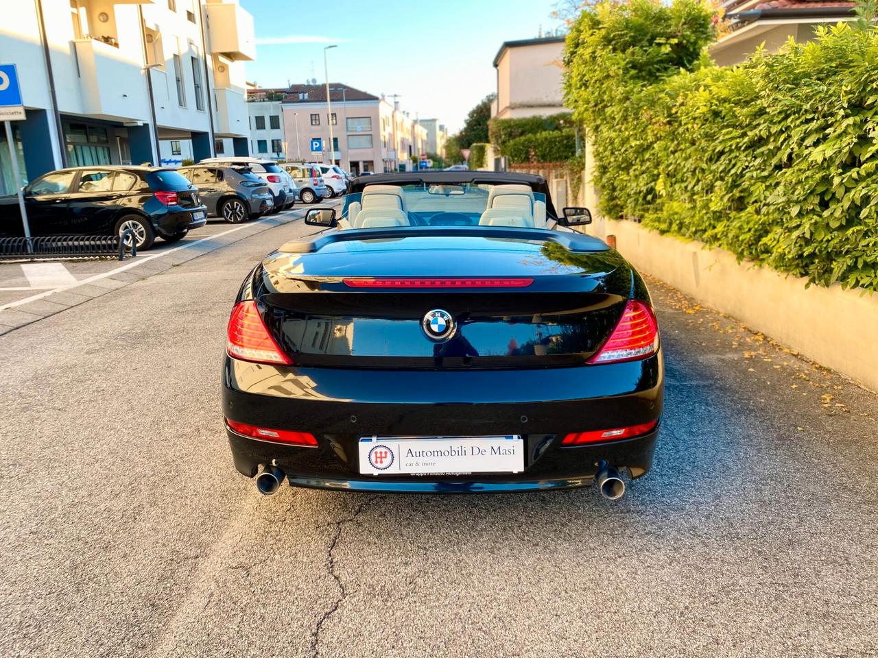 BMW Serie 635d Cabrio auto 286cv TAGLIANDI CERTIFICATI BMW