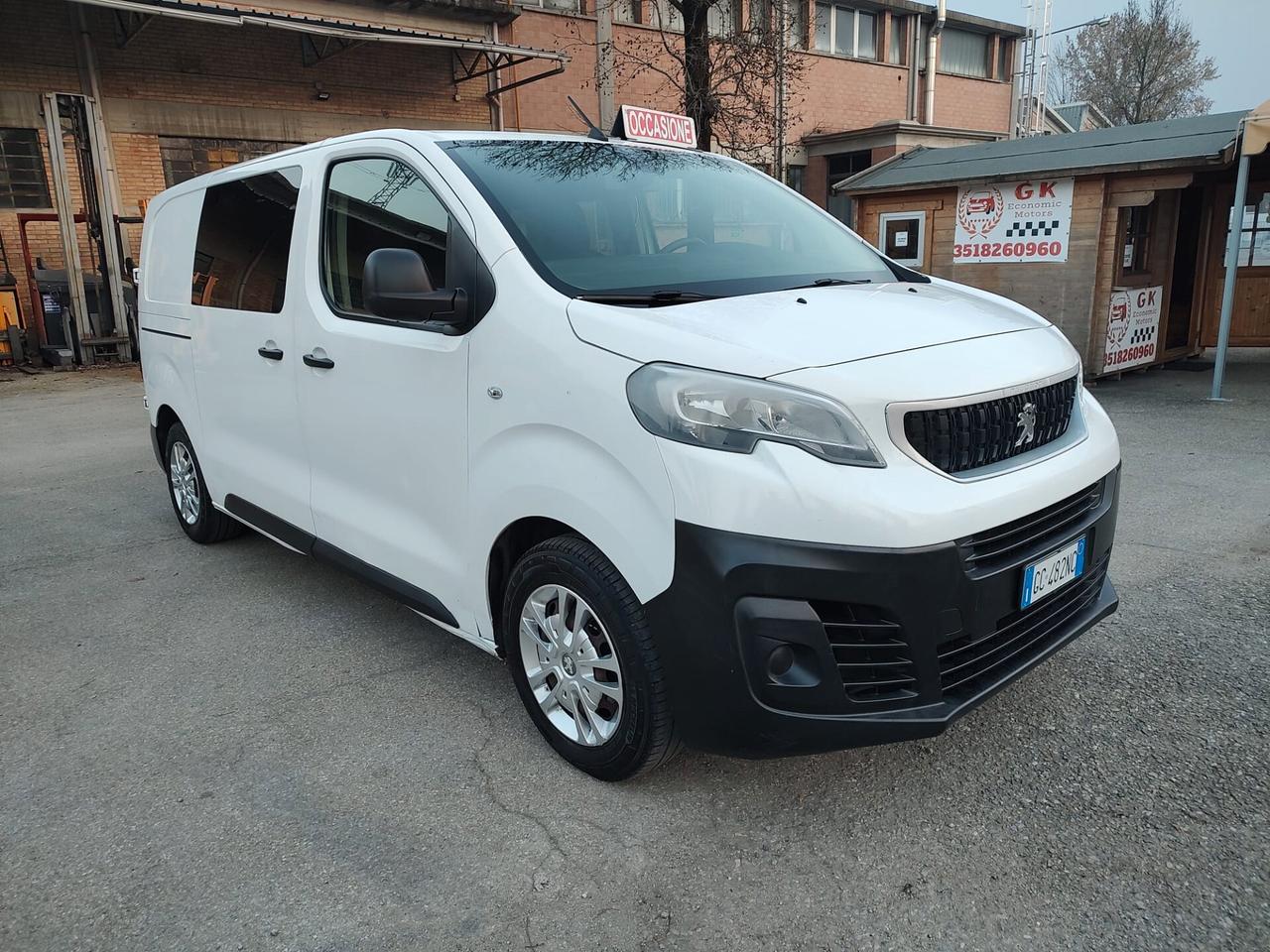 Peugeot Expert - 1.6 Bluehdi (DIESEL) PL-TN-DC 120CV Combi N1 std, DOPPIA CABINA, 6 POSTI AUTOCARRO, OK NEOPATENTATI