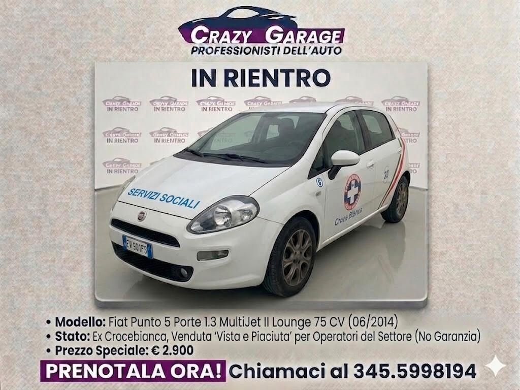 Fiat Punto 1.3 MJT II 75 CV 5 porte Lounge