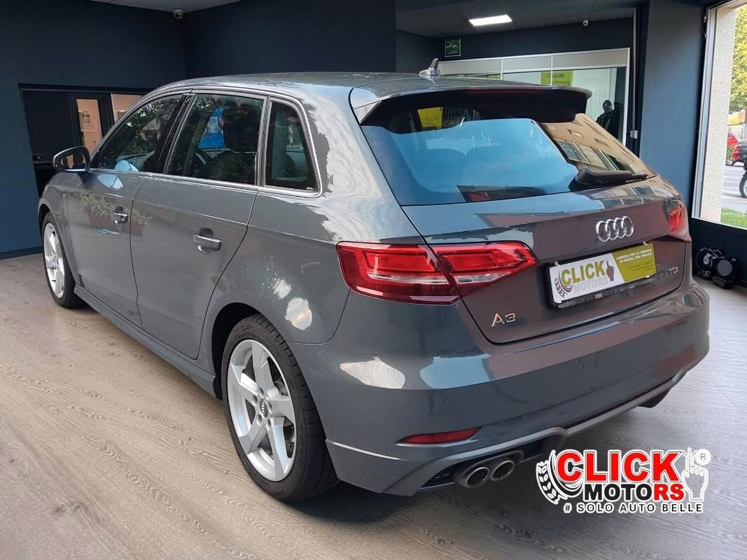 Audi A3 Sportback A3 III 2018 Sptk 35 2.0 tdi 150cv s-tronic S Line