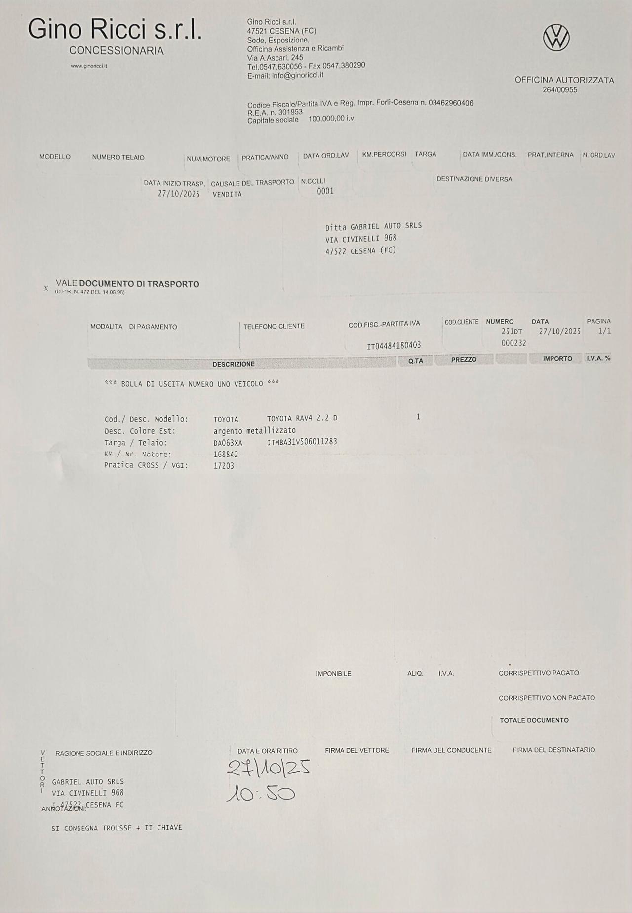 Toyota RAV 4 RAV4 2.2 D-4D 136 CV. 4x4