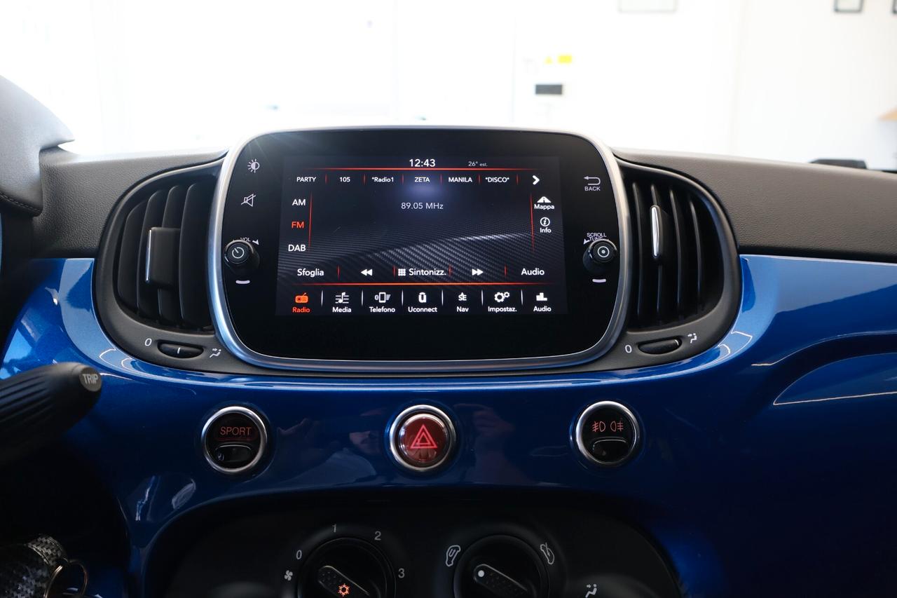 Abarth 595 1.4 Turbo T-Jet 160CV Pista, scarico
