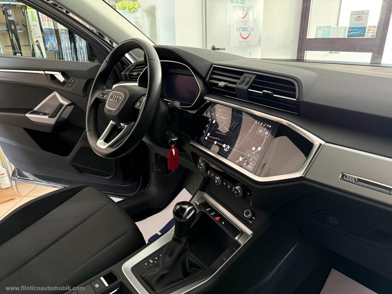 AUDI Q3 35 TDI S tronic 150CV Business KM 86.187 COCKPIT - TELECAMERA - LED