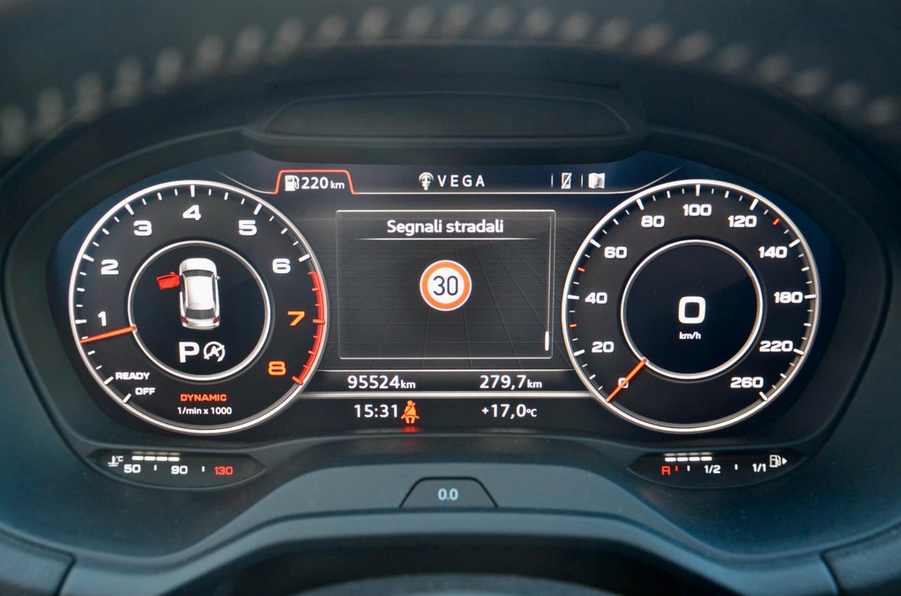 AUDI Q2 1.4 TFSI S-LINE INT+EXT 150cv S-TRONIC, UNICOPROPRIETARIO, UFF ITALIANA, FULL LED, NAVI, PERMUTE