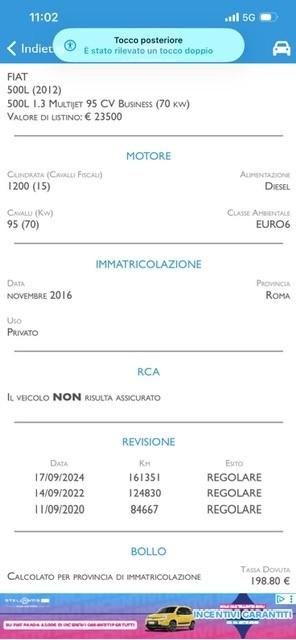 Fiat 500L 1.3 Multijet 95 CV Pop Star