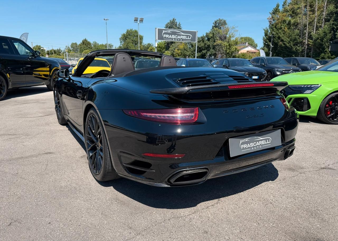Porsche 911 3.8 Turbo S Cabriolet/fantastica/carbonio/km doc.