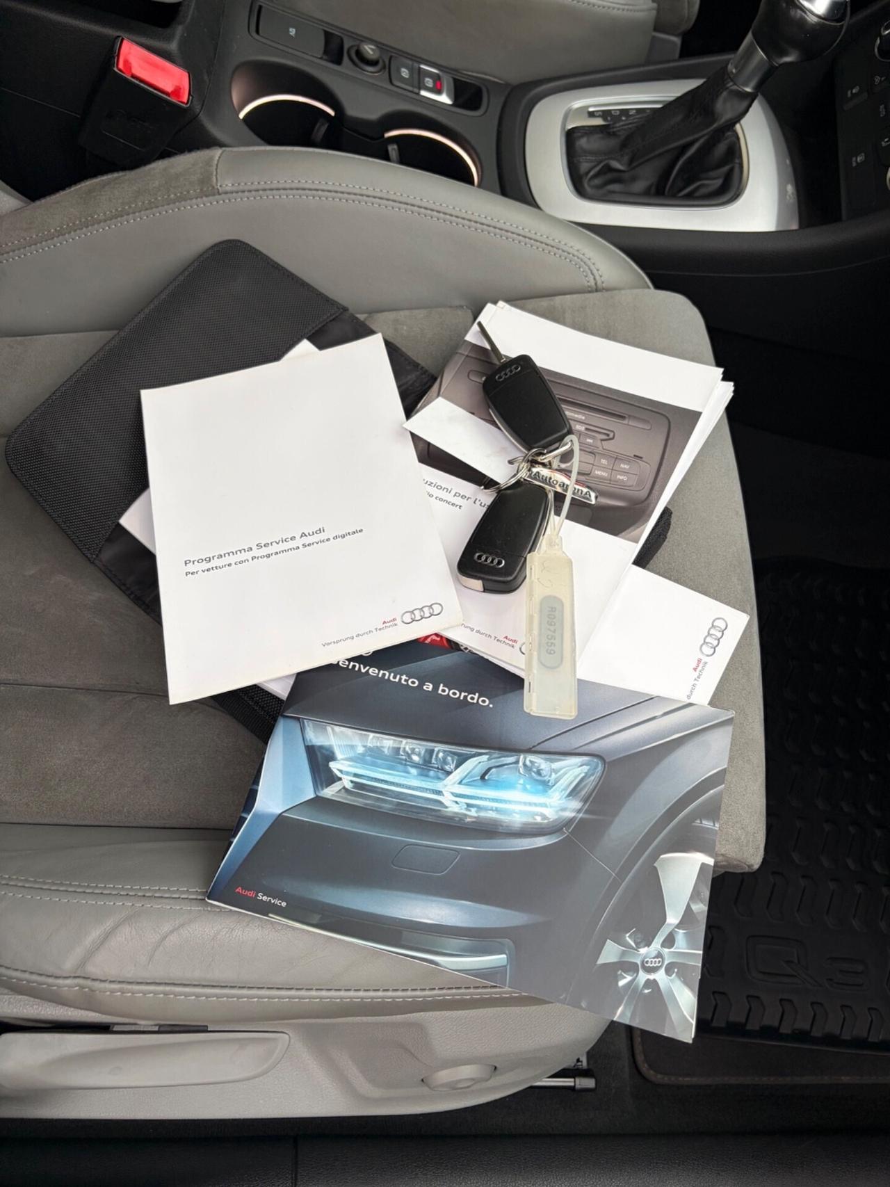 AUDI Q3 2.0 TDI QUATTRO S TRONIC SPORT "UNICA"