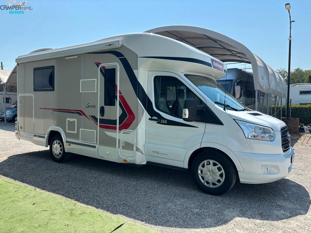 CHALLENGER GRAPHITE EDITION 288 170 automatic - Semintegrale con letto nautico in coda e cambio automatico