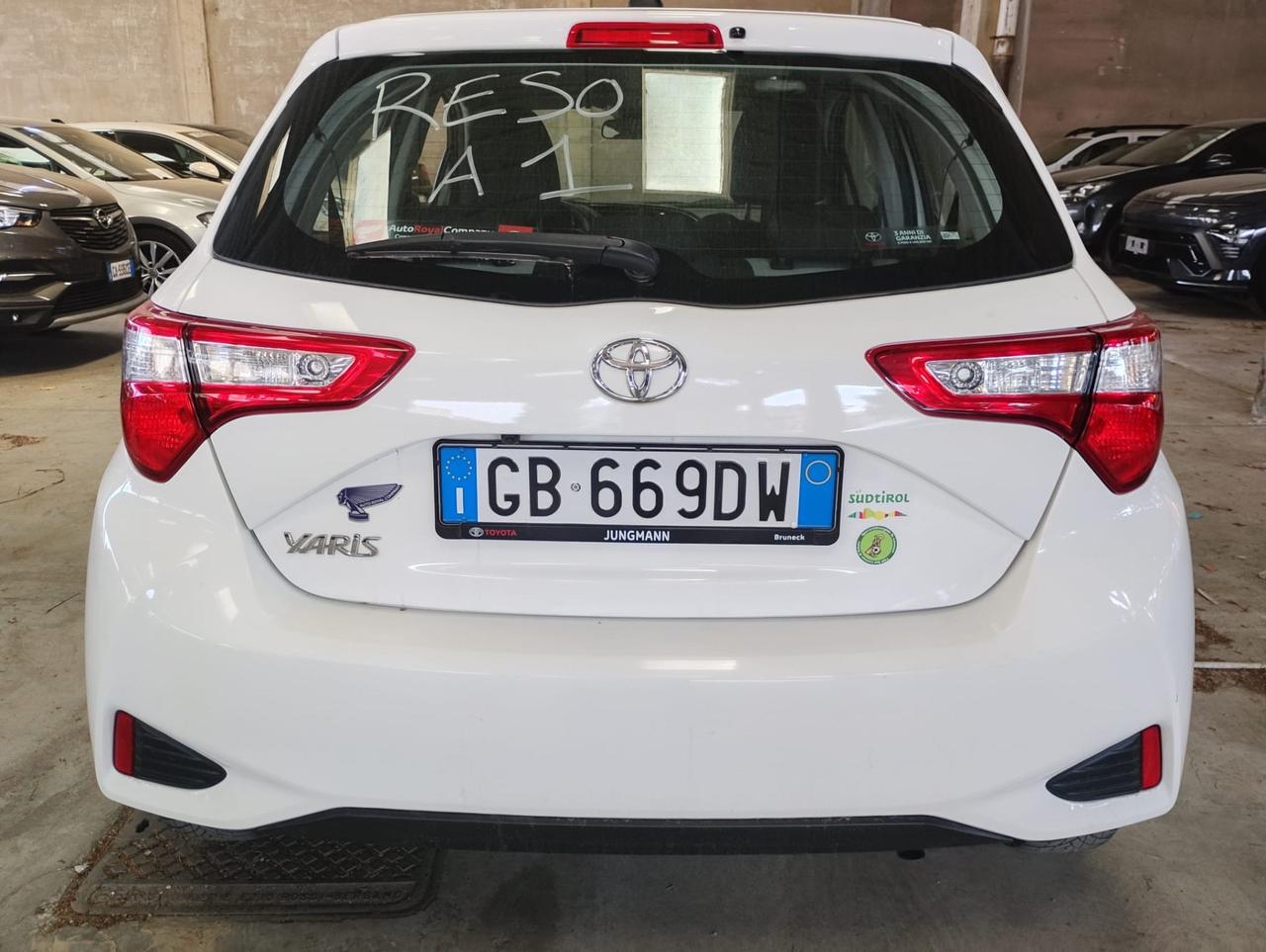 Toyota Yaris 1.0 72 CV 5 porte Active - Nessun vincolo -