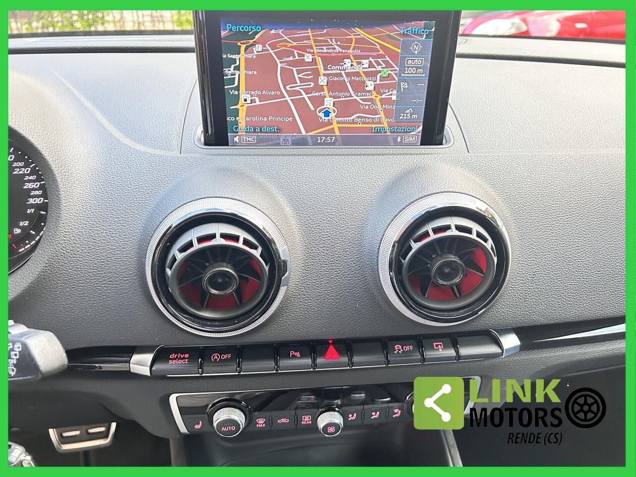 Audi RS 3 SPB 2.5 TFSI quattro 367cv S tronic S line 02/2016