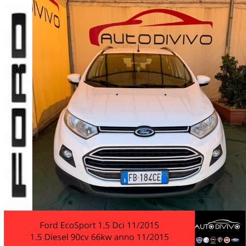 Ford EcoSport 1.5 TDCi 90 CV Titanium