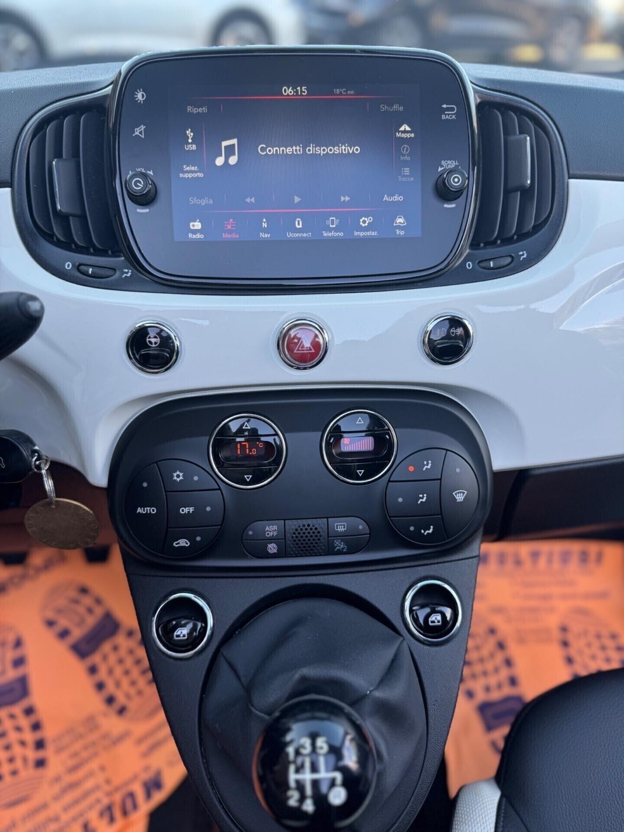 Fiat 500 500C 1.2 Mirror Cockpit Navi Sensori Carp