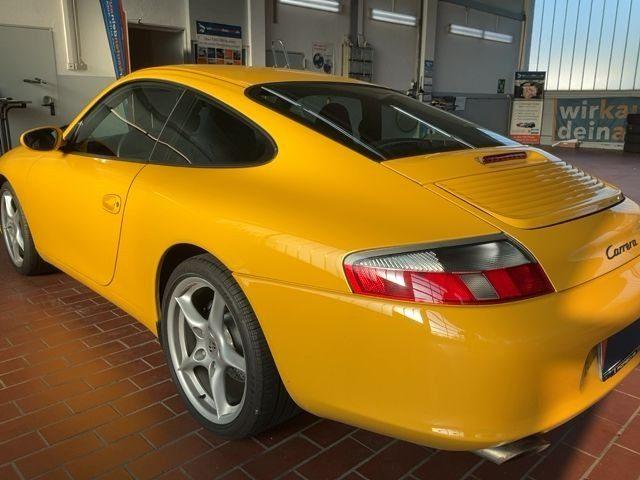 PORSCHE 996 911 3.6 320CV GIALLA INTERNO BLU ! 1PROPRIETARIO !