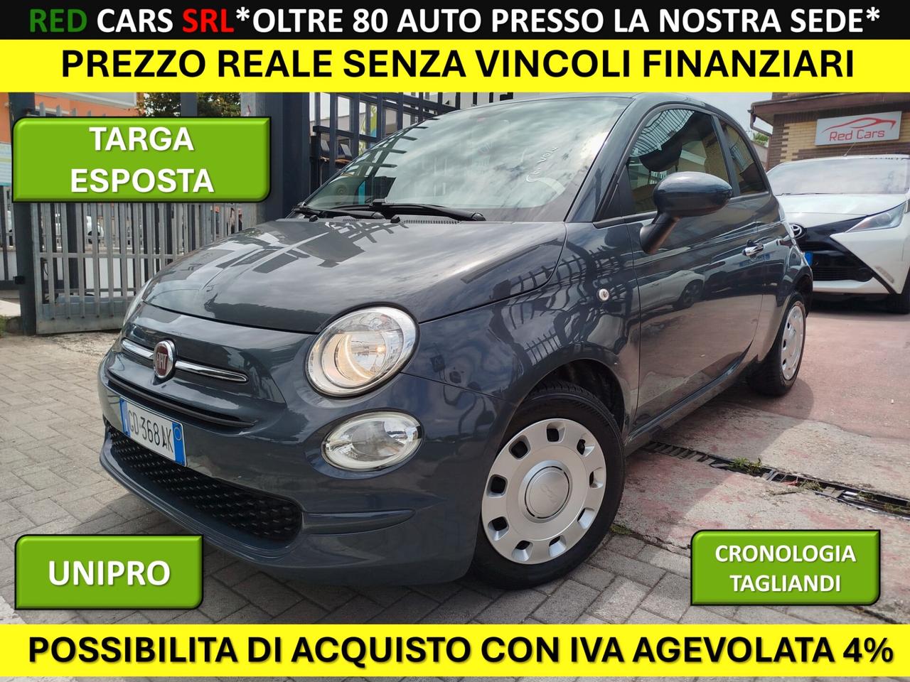500 HYBRID*PREZZO VERO* TAGLIANDI FIAT- GARANZIA 12 MESI