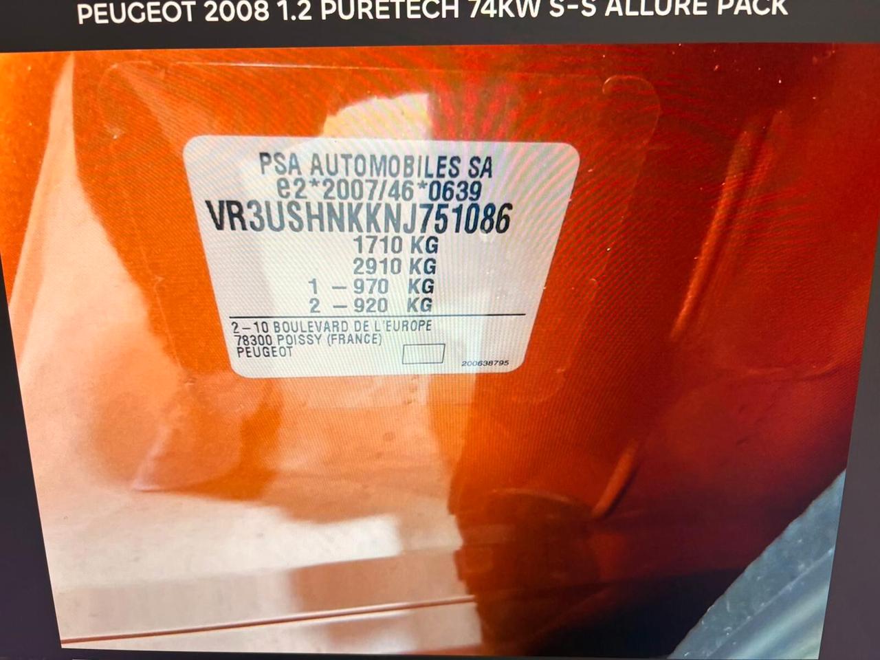 Peugeot 2008 PureTech 130 S&S Allure