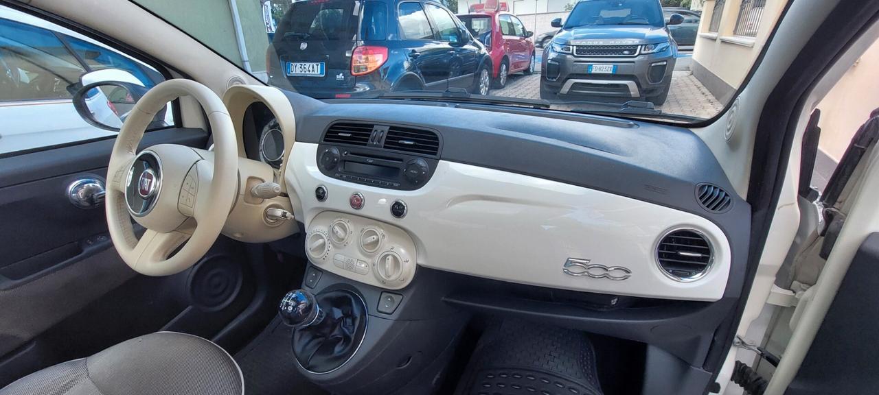 FIAT 500 LOUNGE 1,2 BENZINA TELEFONO TETTO PANORAMICO LEGA USB IMPECCABILE