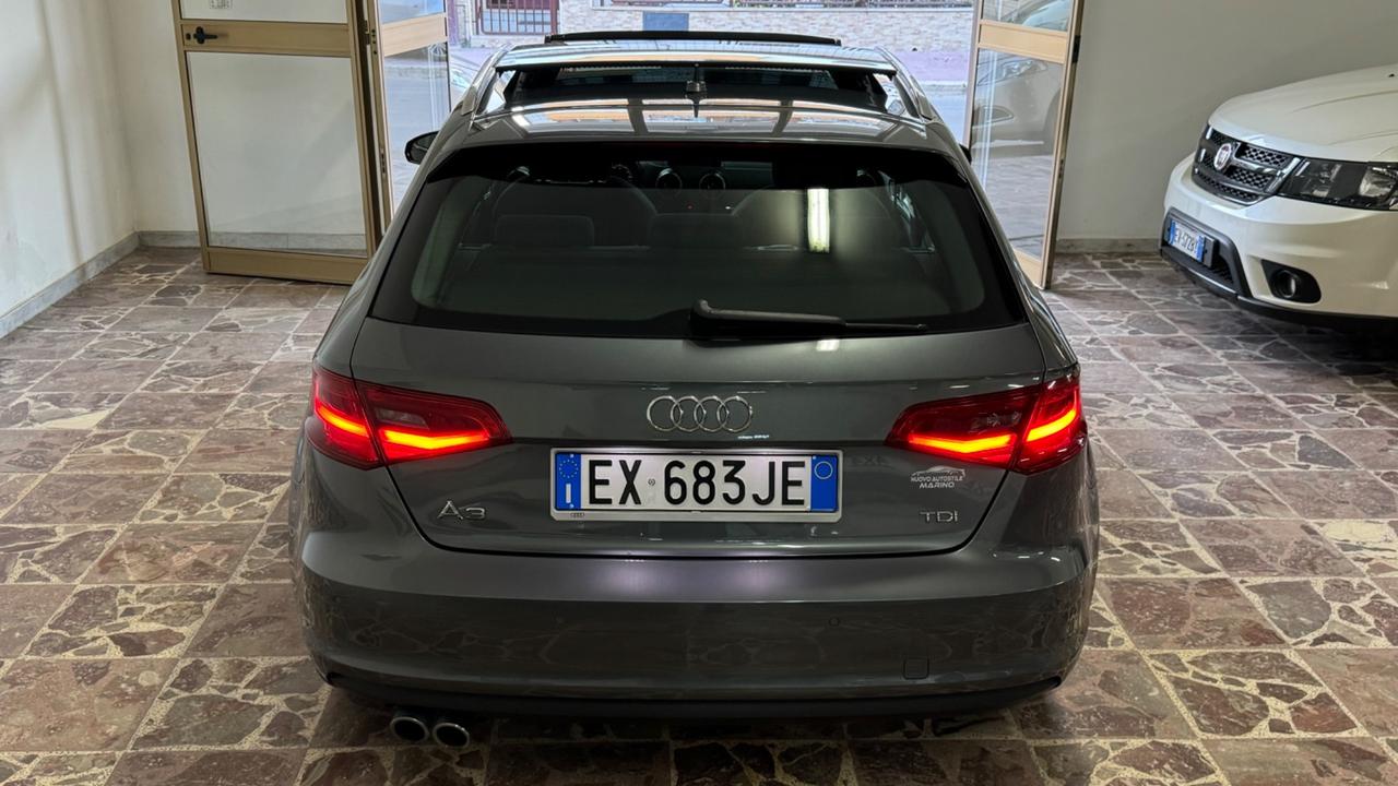 Audi A3 2.0 TDI 150 CV diesel tetto apribile-2014