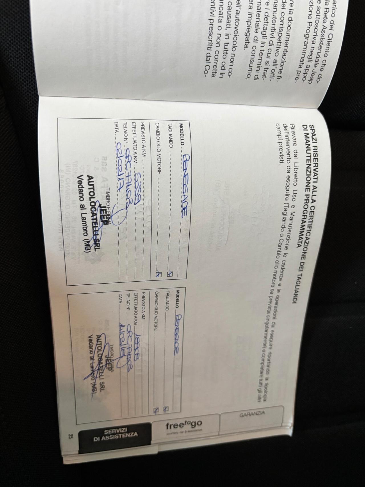 Jeep Renegade 2.0 mjt Limited 4wd 140cv auto*TAGLIANDI CERTIFICATI