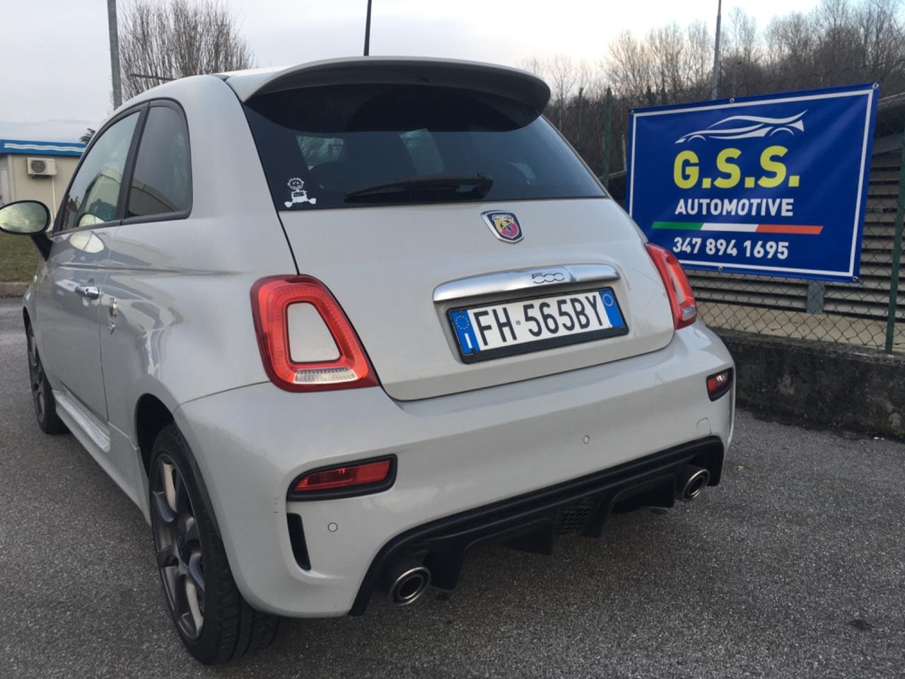 500 Abarth 595 grigio campovolo