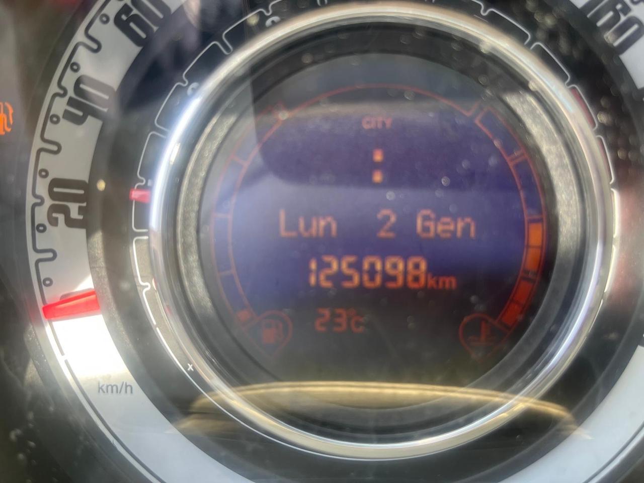 Fiat 500 lounge-1.2 gpl- km 125000-2008