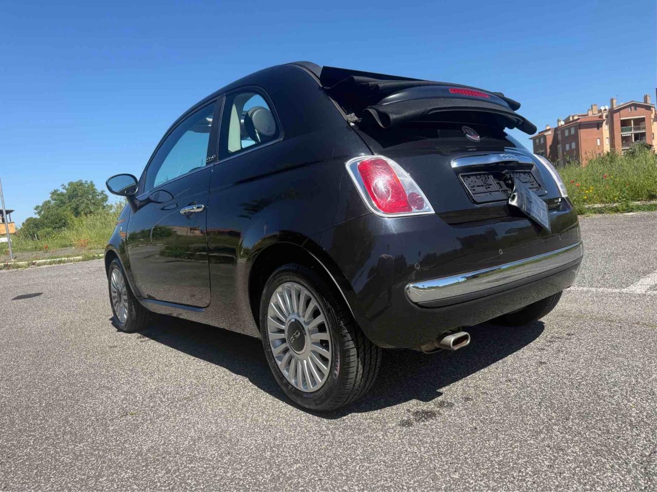 FIAT 500 cabrio 90000km originali garanzia 12 mesi permute