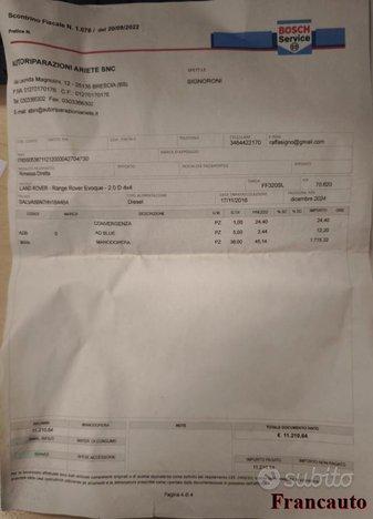 LAND ROVER Range Rover Evoque 2.0 TD4 150 CV Con