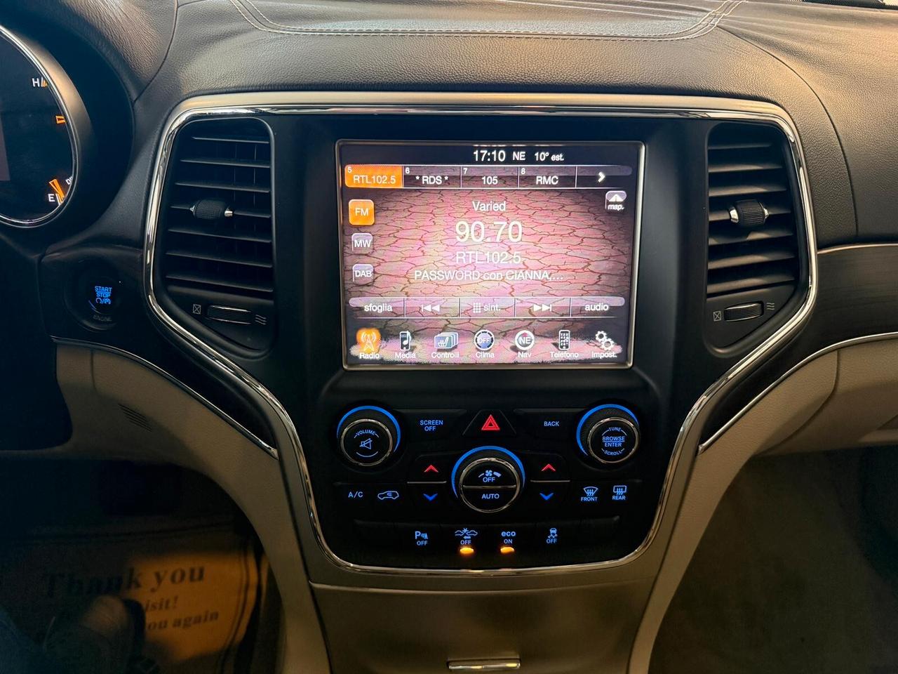 Jeep Grand Cherokee 3.0 V6 CRD 250 CV Multijet II Overland