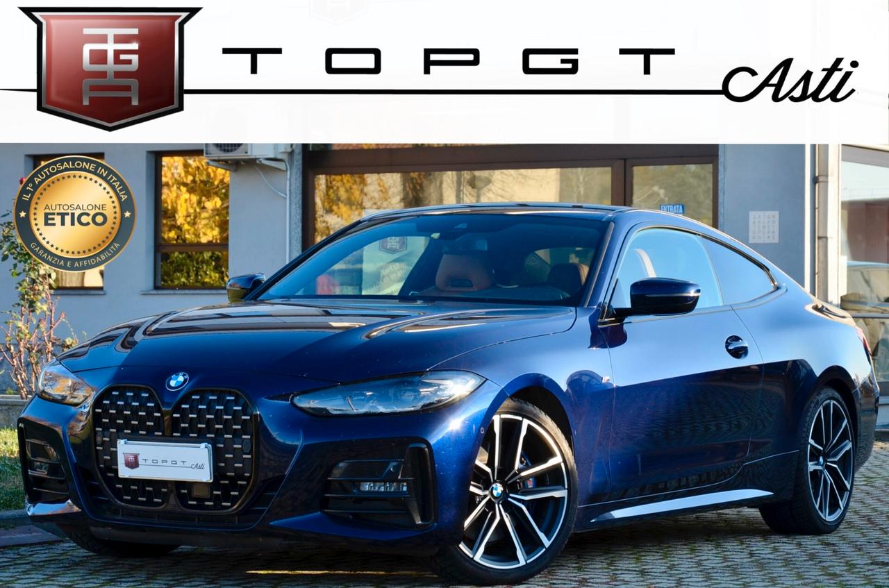BMW 420d COUPE MHEV 48V MSPORT 190cv AUTO, UNICOPROPRIETARIO, SERVICE UFF BMW, UFF ITALIANA, EURO 6D, 19", NAVI, RETROCAMERA, PERMUTE