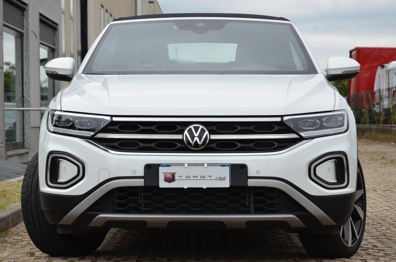 VOLKSWAGEN T-ROC 1.0 TSI STYLE 110cv, UNICOPROP, UFF ITALIANA, EURO 6D, FARI IQ LED, APPLE ANDROID, PERMUTE
