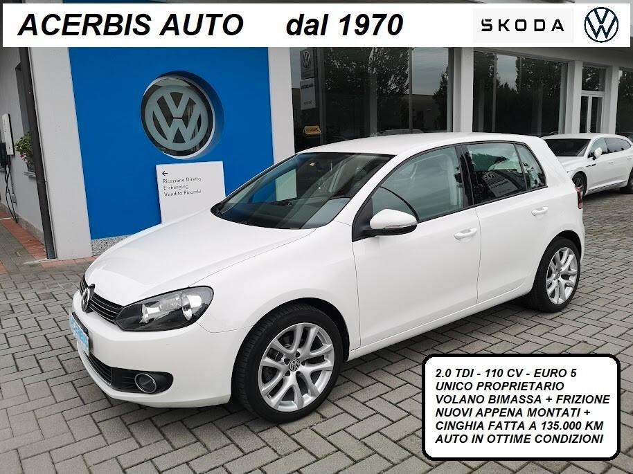 Volkswagen Golf 2.0 TDI 110CV DPF 5p. Highline Unico proprietario !!!