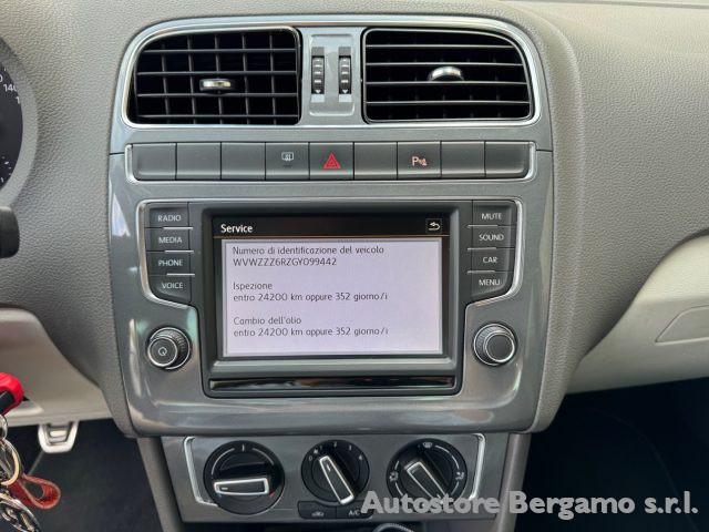 VOLKSWAGEN Polo 1.0 MPI 75 CV 5p. Fresh"SERVICE UFFICIALI"PERFETTA