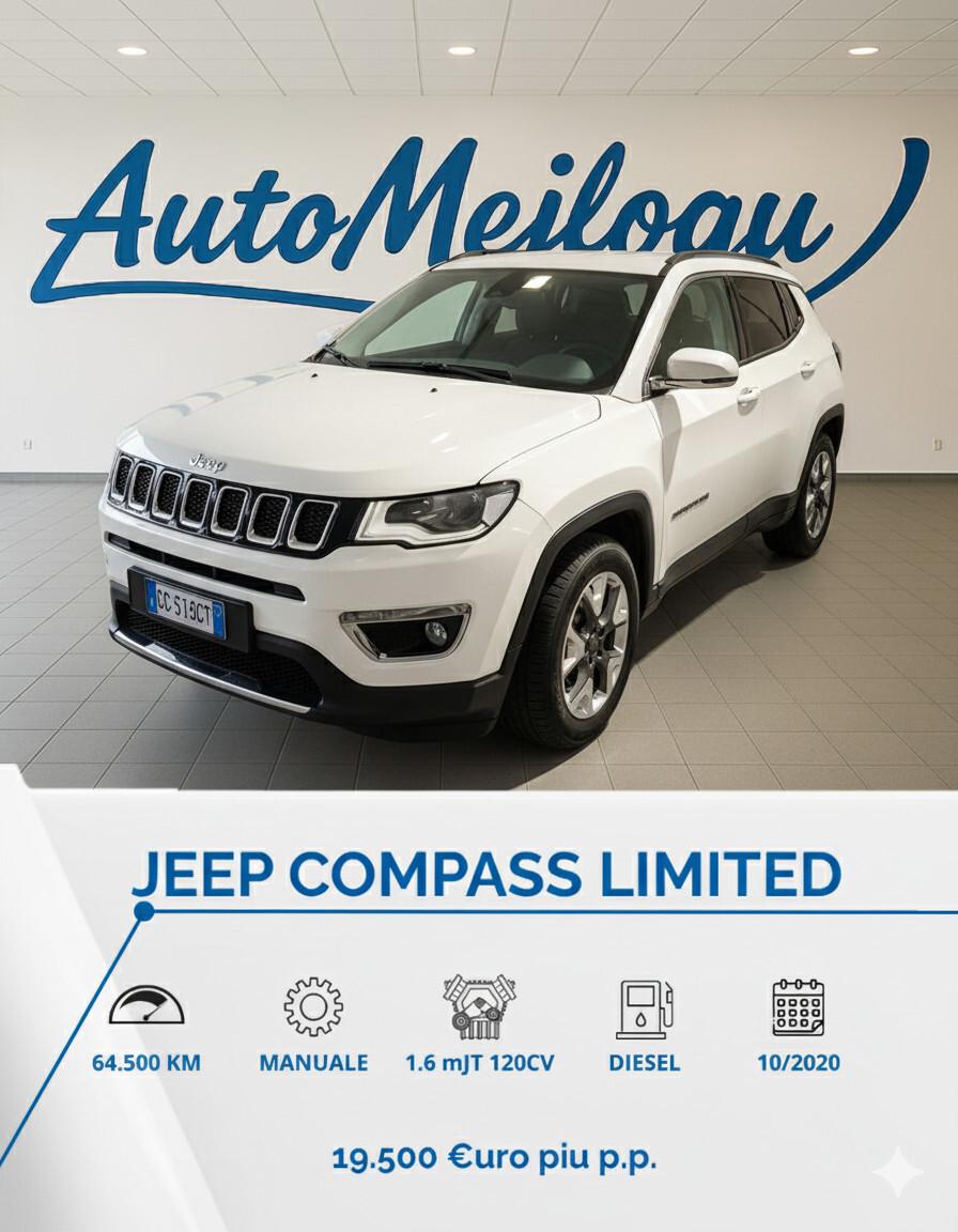 Jeep Compass 1.6 Multijet II 2WD Limited