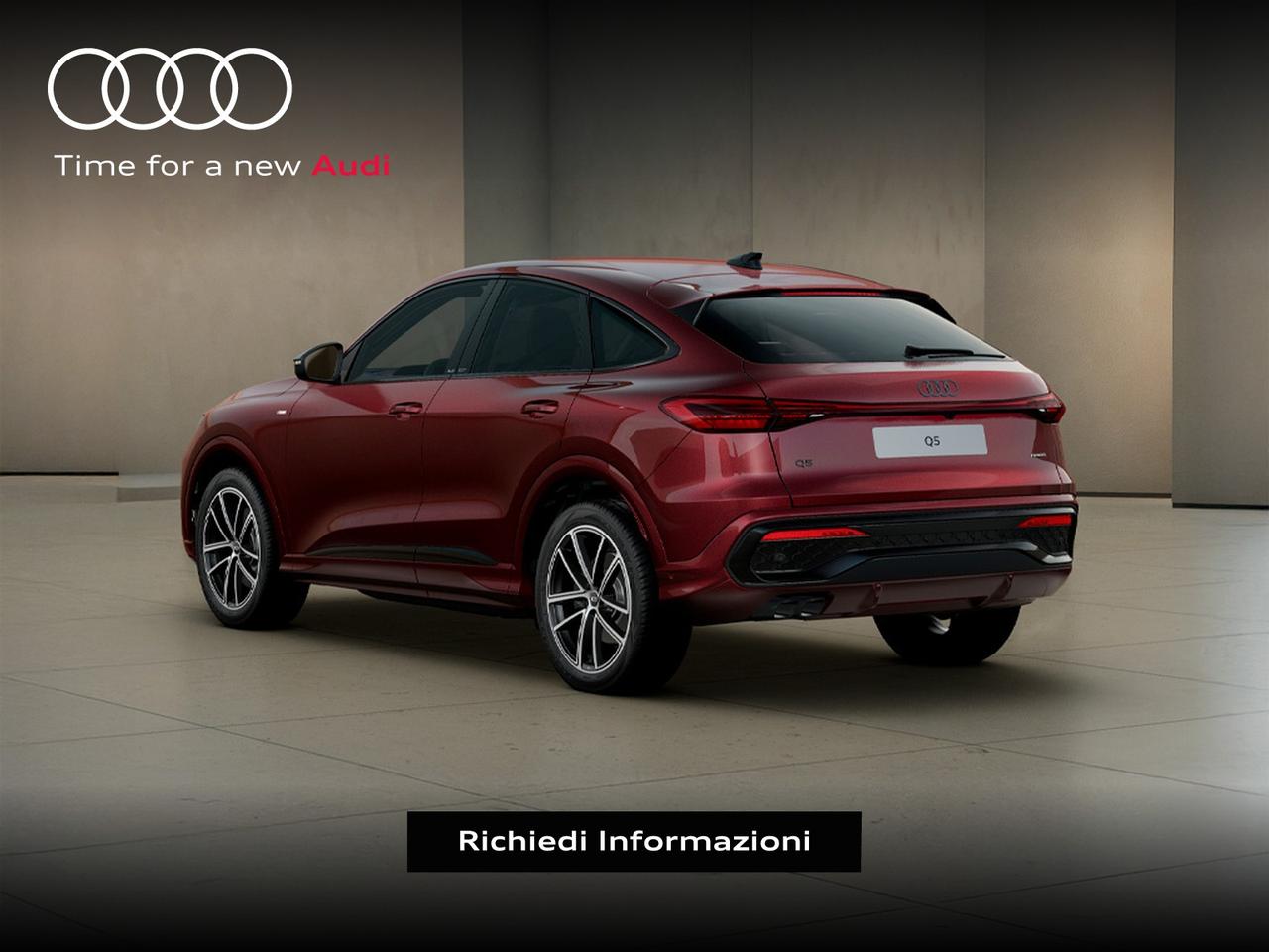 Audi Q5 sportback 2.0 tdi mhev+ s line edition quattro 204cv s-tronic